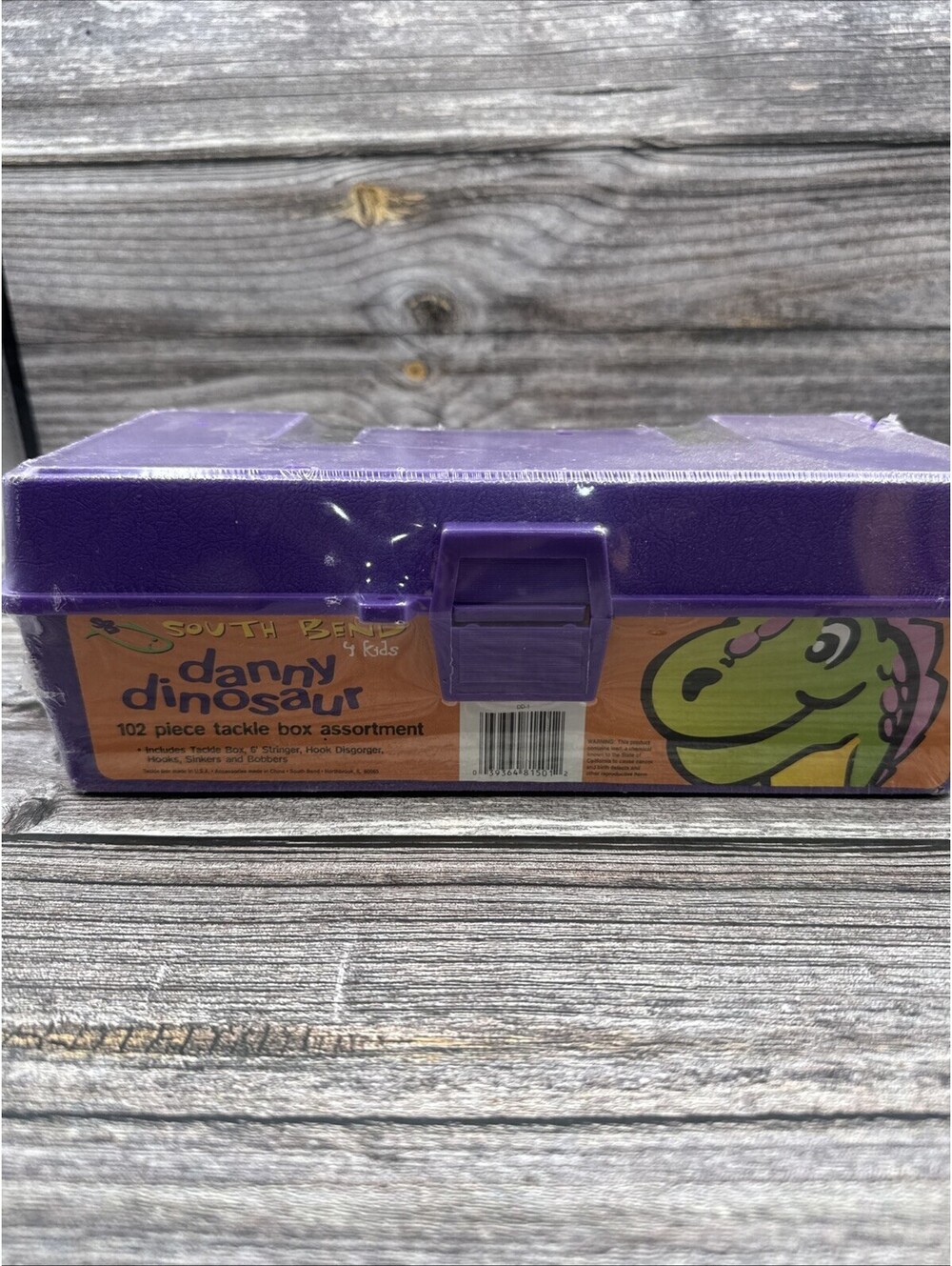 South Bend Kids Fishing Tackle Boxes Assortment - Vintage Purple 102 Piece